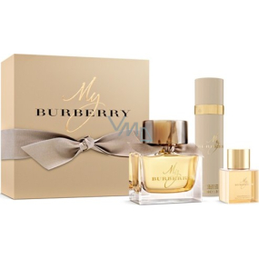 Burberry My Burberry toaletná voda pre ženy 90 ml + dezodorant sprej 100 ml + sprchový olej 30 ml, darčeková sada