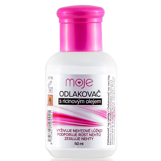 Moja Odlakovač na nechty s ricínovým olejom 50 ml