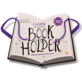 If Gimble Adjustable Bookholder Držiak na knihu Cestovné fialový 340 x 240 x 20 mm