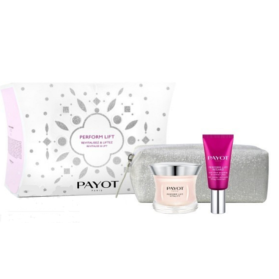 Payot Perform Lift Vitality 50 ml + Perform Lift Regard 15 ml + Darčeková kozmetická taštička, Vianočné set