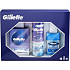 Gillette Series Cool Wave Fresh voda po holení 100 ml + Endurance Cool Wave antiperspirant dezodorant gél 70 ml + Series 3 x Action Sensitive Cool gél na holenie 200 ml, kozmetická sada pre mužov