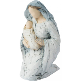 Arora Dizajn Marie a Ježiško krásne vyobrazenie Panny Márie s Jezuliatkom v náručí nesmie chýbať vo vašom betlehemu Figúrka zo živice 13,5 cm