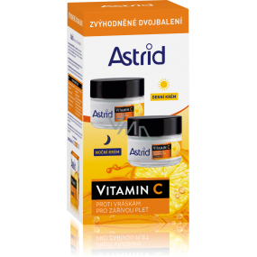 Astrid Vitamín C denný krém proti vráskam 50 ml + nočný krém proti vráskam 50 ml, duopack