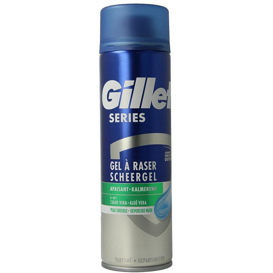 Gillete Series Aloe Vera gél na holenie pre mužov 200 ml