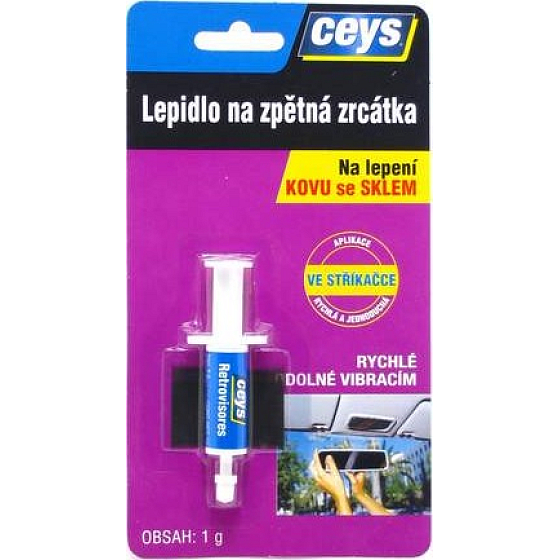 Ceys Lepidlo na spätné zrkadlá 1 g v striekačke