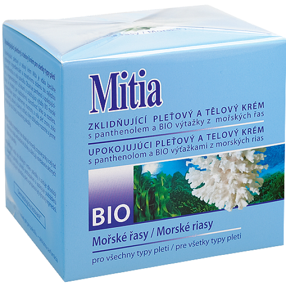Mitia Bio Morské ray a Panthenol pleťový a telový krém pre všetky typy pleti 250 ml