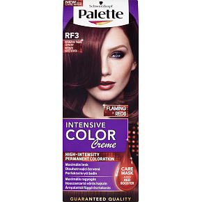 Schwarzkopf Palette Intensive Color Creme, farba na vlasy, RF3 intenzívna tmavo červená, 50 ml