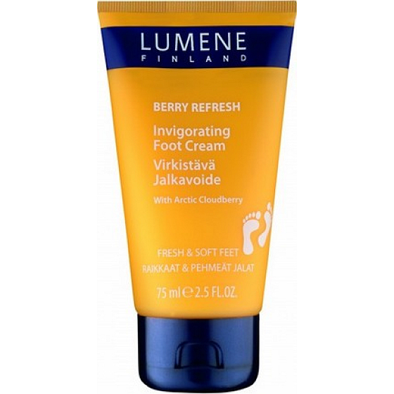 Lumene Berry Refresh Invigorating Foot Cream Osviežujúci krém na nohy 75 ml