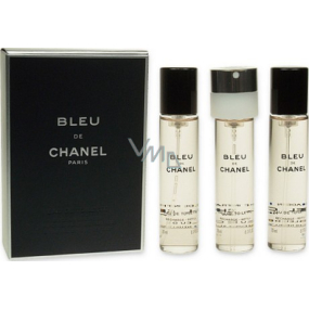 Chanel Bleu de Chanel toaletná voda náplne pre mužov 3 x 20 ml