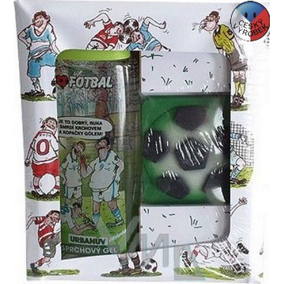 Bohemia Gifts Urbanova kozmetika Pre futbalistu sprchový gél 300 ml + mydlo 35 g, kozmetická sada