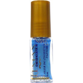 LEMAX Zdobiaci lak na nechty odtieň modrý neon 6 ml