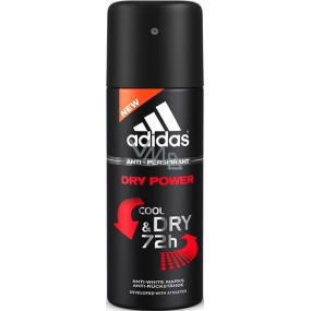 Adidas Cool & Dry 72h Dry Power antiperspirant deodorant sprej pre mužov 150 ml