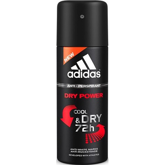 Adidas Cool & Dry 72h Dry Power antiperspirant deodorant sprej pre mužov 150 ml