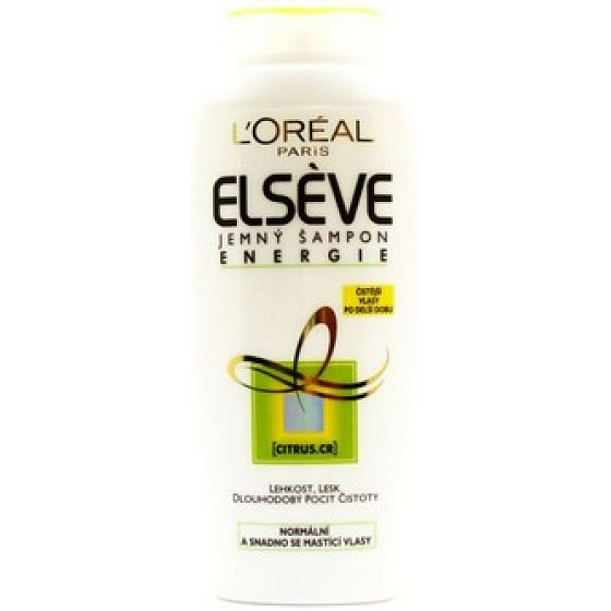 Loreal Paris Elseve Citrus šampón pre normálne a ľahko sa mastiace vlasy 250 ml