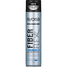 Syoss Fiberflex Flexible Volume extra silná fixácia lak na vlasy 300 ml