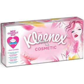 Kleenex Cosmetic papierové vreckovky 3 vrstvové v krabičke 80 kusov
