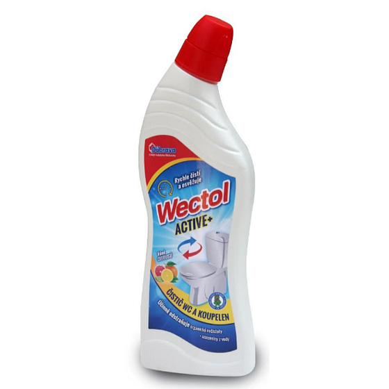 Wectol Active+ Citrus aktívny čistič WC a kúpeľní 750 ml
