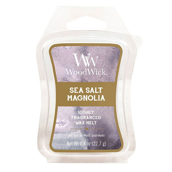Woodwick Sea Salt Magnolia - Morská soľ a magnólie Artisan vonný vosk do aromalampy 22.7 g