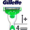 Gillette Mach3 Sensitive holiaci strojček + náhradné hlavice 3 kusy pre mužov