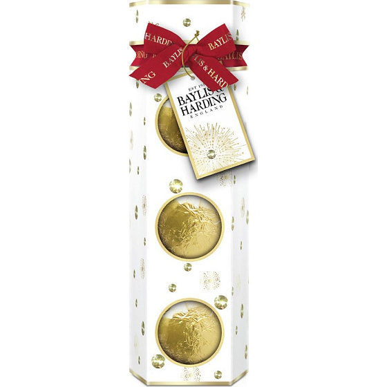 Baylis & Harding Sladká mandarínka a Grapefruit šumivý balistik do kúpeľa 3 x 100 g, kozmetická sada