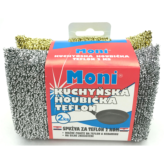 Moni Drôtenka na teflón, hubka 2 kusy