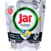 Jar Platinum All in One Lemon kapsule do umývačky riadu 42 kusov