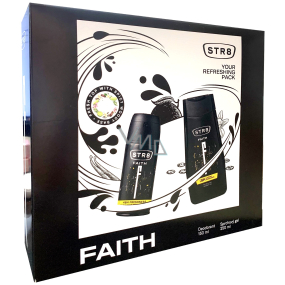 Str8 Faith dezodorant v spreji 150 ml + sprchový gél 250 ml, kozmetická sada pre mužov