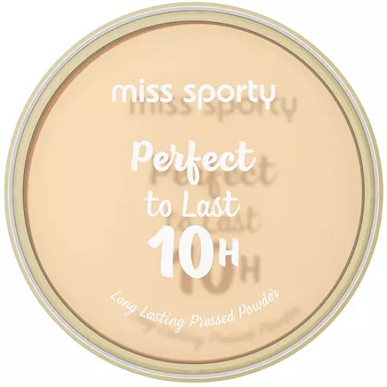 Miss Sporty Perfect to Last 10H Púder 050 Transparent 9 g