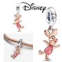 Prívesok zo striebra 925 Disney Medvedík Pú - Prasiatko, náramok