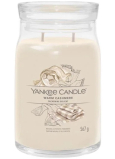 Yankee Candle Warm Cashmere - Vonná sviečka Warm Cashmere Signature veľká sklenená 2 knôty 567 g