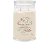 Yankee Candle Warm Cashmere - Vonná sviečka Warm Cashmere Signature veľká sklenená 2 knôty 567 g