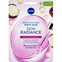 Nivea Skin Radiance rozjasňujúca textilná maska, 1 ks