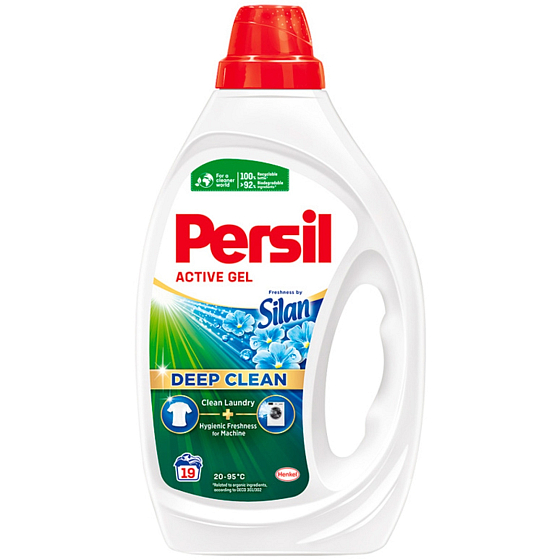 Persil Deep Clean Freshness by Silan Univerzálny tekutý prací gél na farebné oblečenie 19 dávok 855 ml
