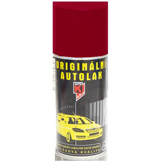 Kwasny Auto-K Color Škoda, originálny autolak v spreji, 8302 červená apollo, 150 ml