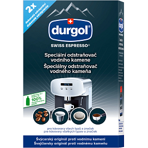 Durgol Swiss Espresso odstraňovač vodného kameňa pre kávovary, 2×125 ml
