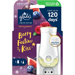 Glade osviežovač vzduchu Electric Berry Festive Kiss, 1 + 20 ml