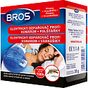 Bros elektrický odpařovač proti komárům + polštářky 10 nocí