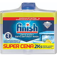 Finish Citrón čistič umývačky duopack, 2× 250 ml