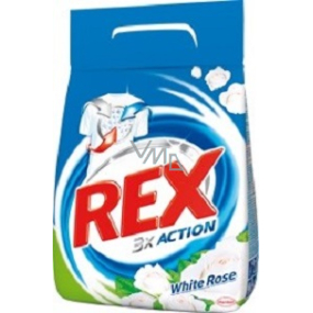 Rex 3x Action White Rose prací prostriedok na biele a stálofarebné prádlo 20 dávok 2 kg