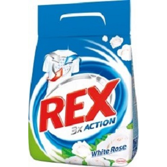 Rex 3x Action White Rose prací prostriedok na biele a stálofarebné prádlo 20 dávok 2 kg