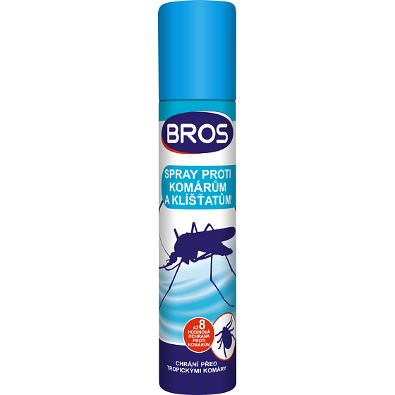 Bros sprej proti komárom a kliešťom, 90 ml