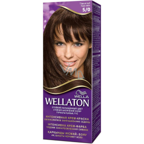 Wella Wellaton Intense Color Cream krémová farba na vlasy 5/0 svetlo hnedá