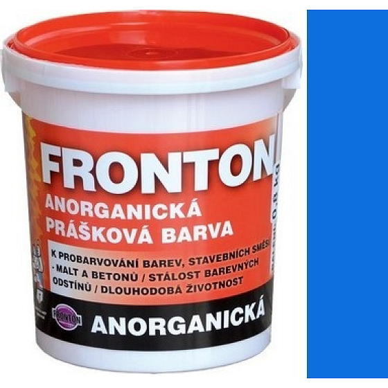 Fronton Anorganická prášková farba Modrá pre vonkajšie a vnútorné použitie 800 g