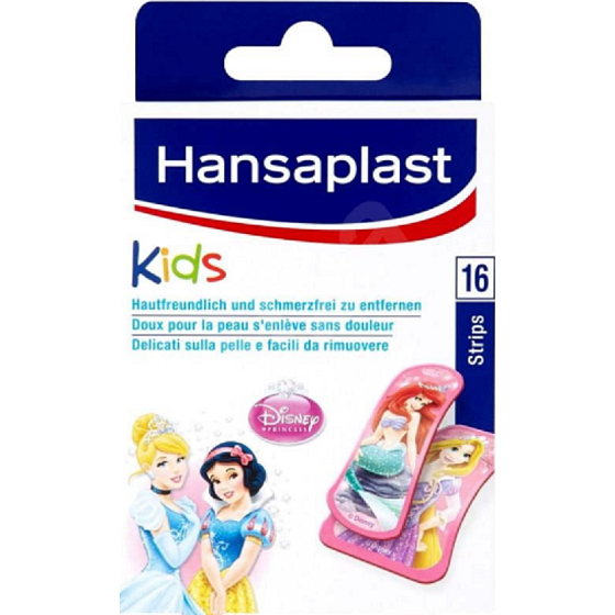 Hansaplast Disney Princezné náplasti s detskými motívmi 16 kusov