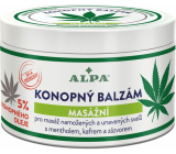 Alpa Konopný balzam masážne s konopným olejom 250 ml