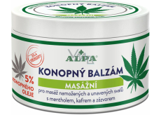 Alpa Konopný balzam masážne s konopným olejom 250 ml