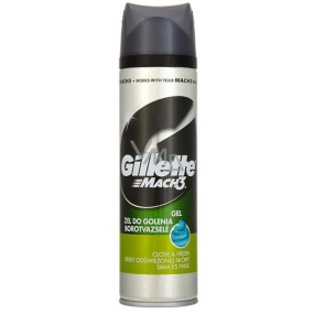 Gillette Mach3 Close & Fresh gél na holenie pre mužov 200 ml