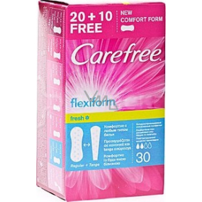 Carefree Flexiform Fresh slipové intímne vložky 30 kusov
