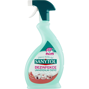Sanytol dezinfekčný univerzálny čistič v spreji s vôňou grepfruitu, 500 ml