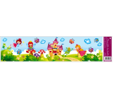 Okenná fólia bez lepidla pruh princeznej 64 x 15 cm